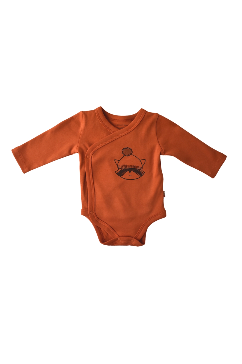 Боди дълъг ръкав органичен памук