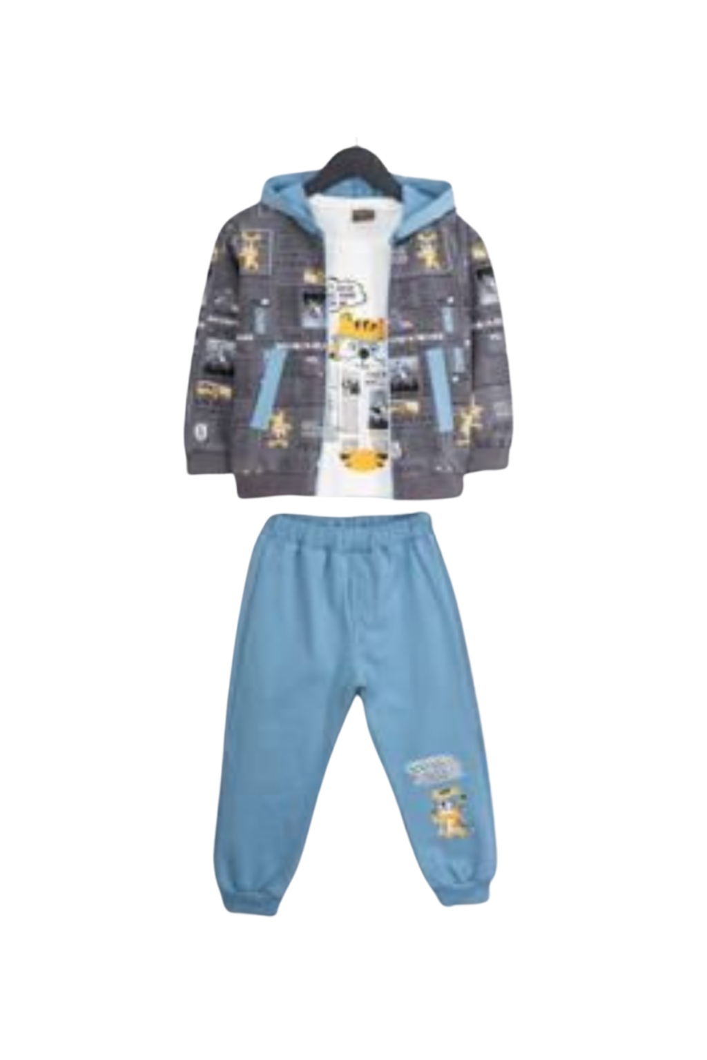 Комплект момче дълъг ръкав 3 части