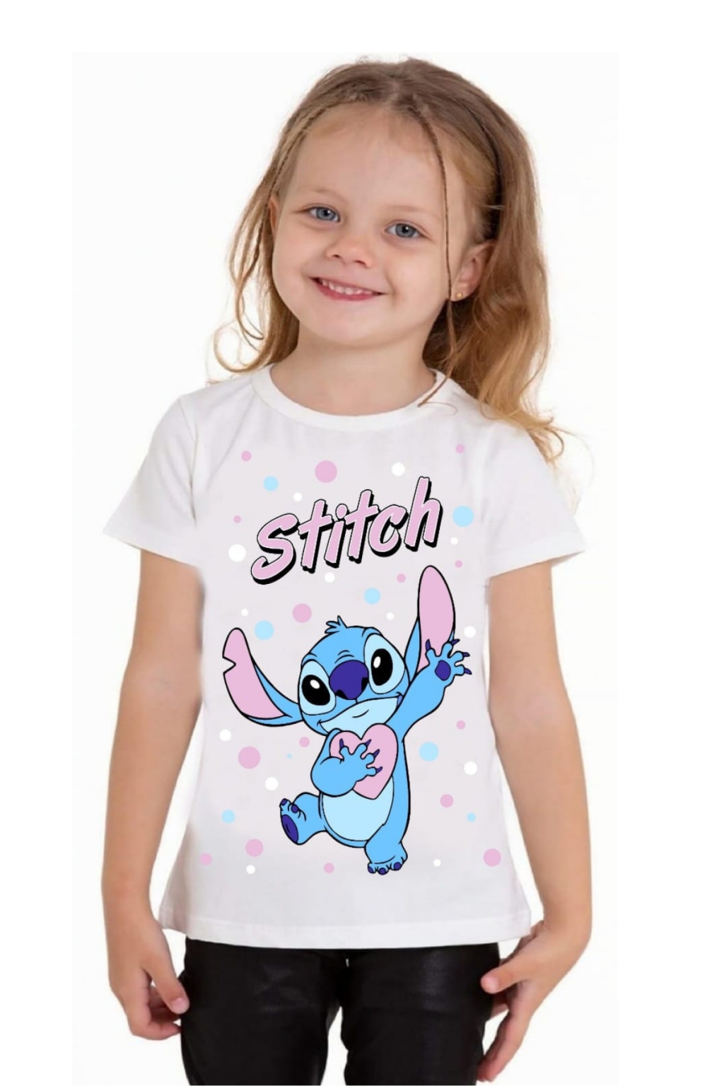 Тениска момиче Stitch