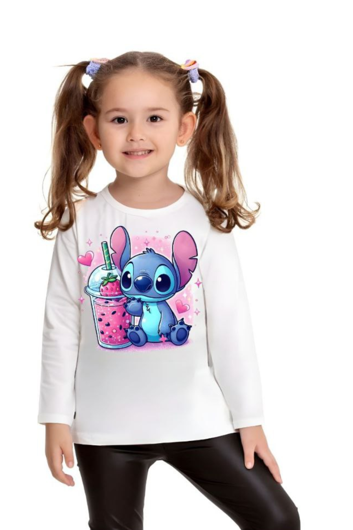 Блуза момиче дълъг ръкав Stitch