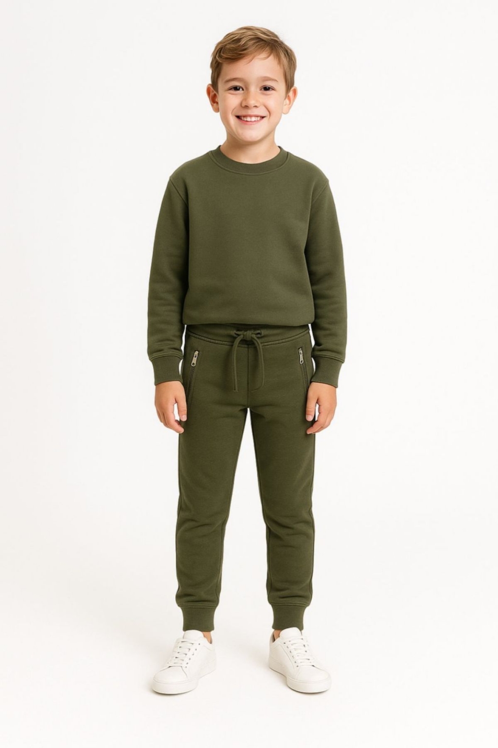 Детска долница за момче, зелен цвят