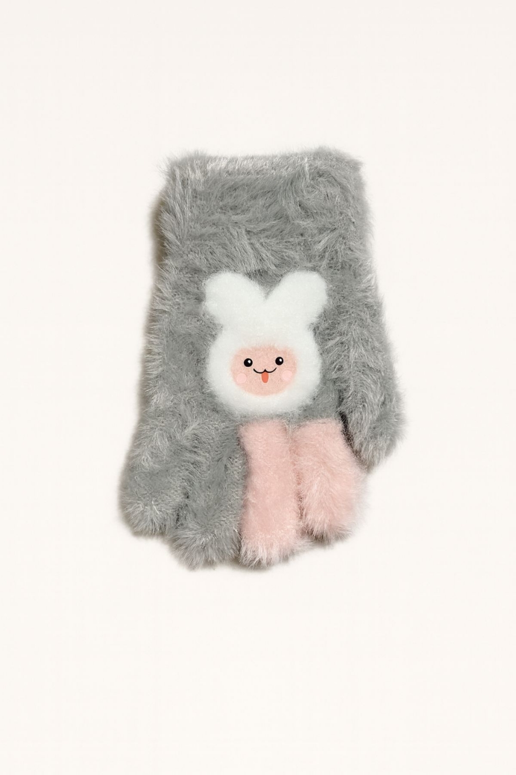 Детски ръкавици за момиче, сив цвят