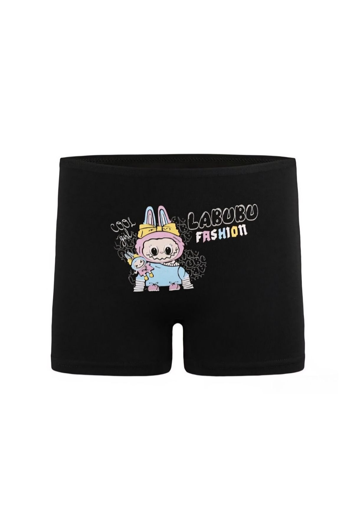 Детски боксер за момиче, черен цвят