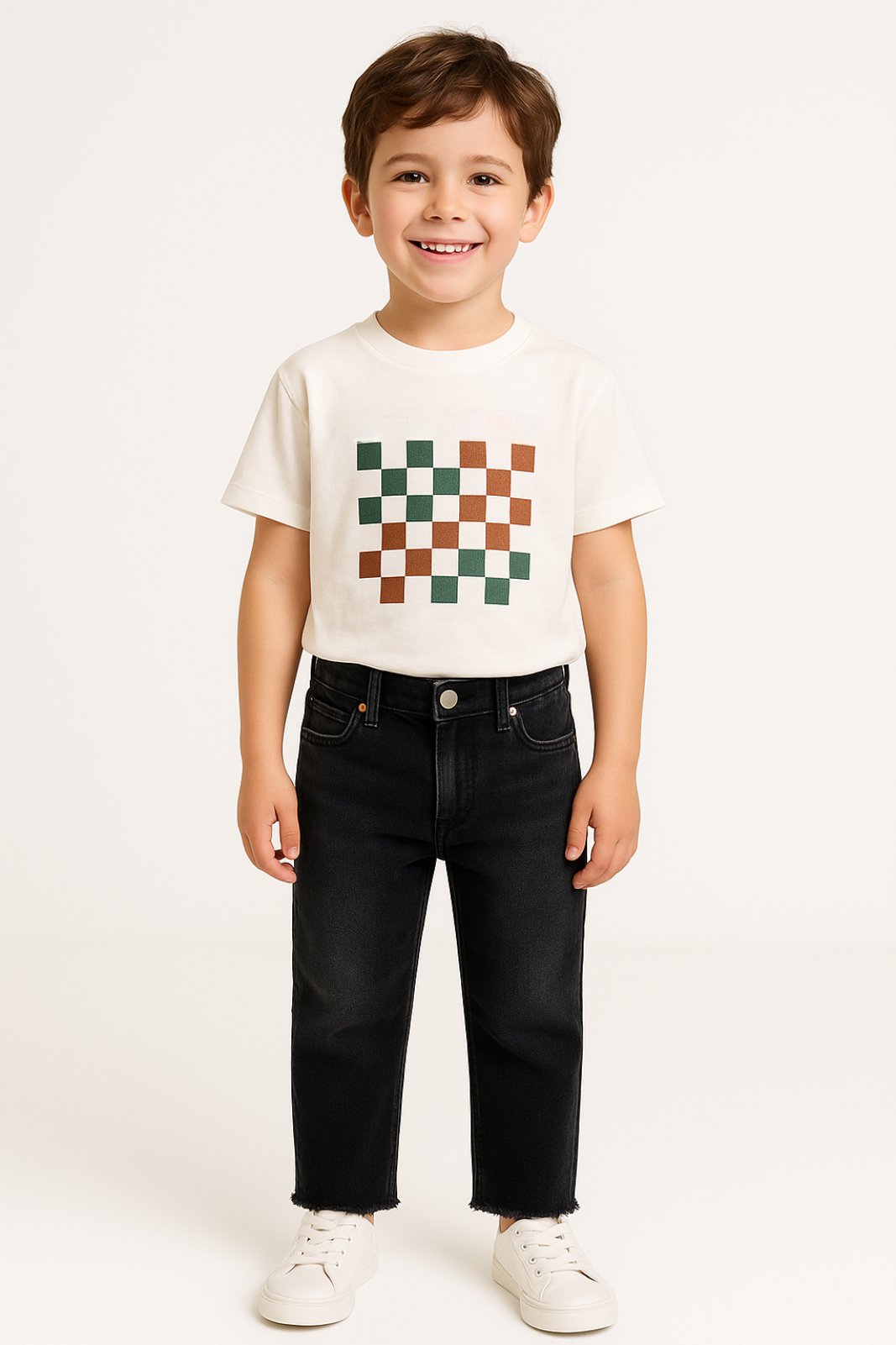 Детски панталон, черен цвят