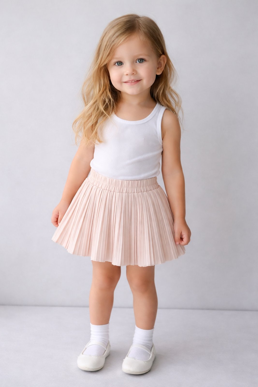  Детска пола, бежов цвят