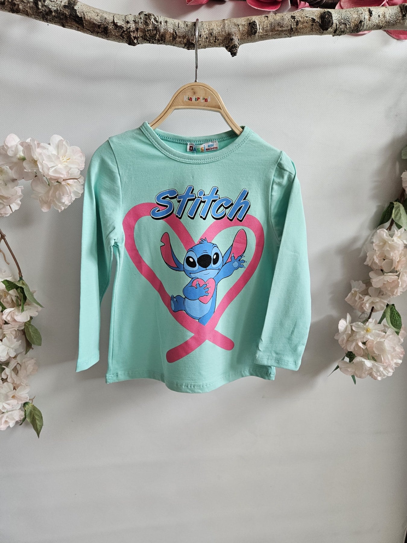 Блуза момиче дълъг ръкав Stitch