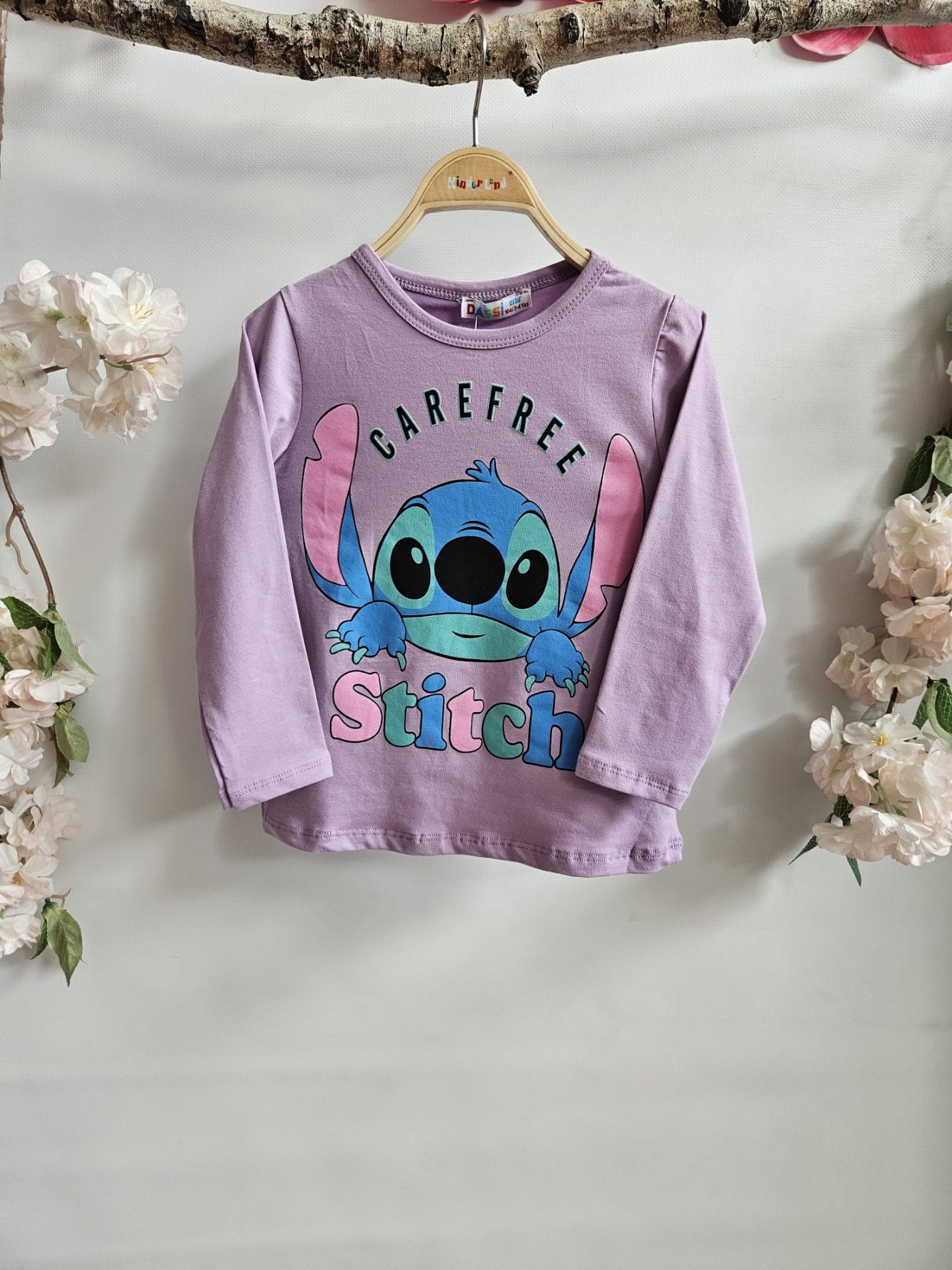 Блуза момиче дълъг ръкав Stitch