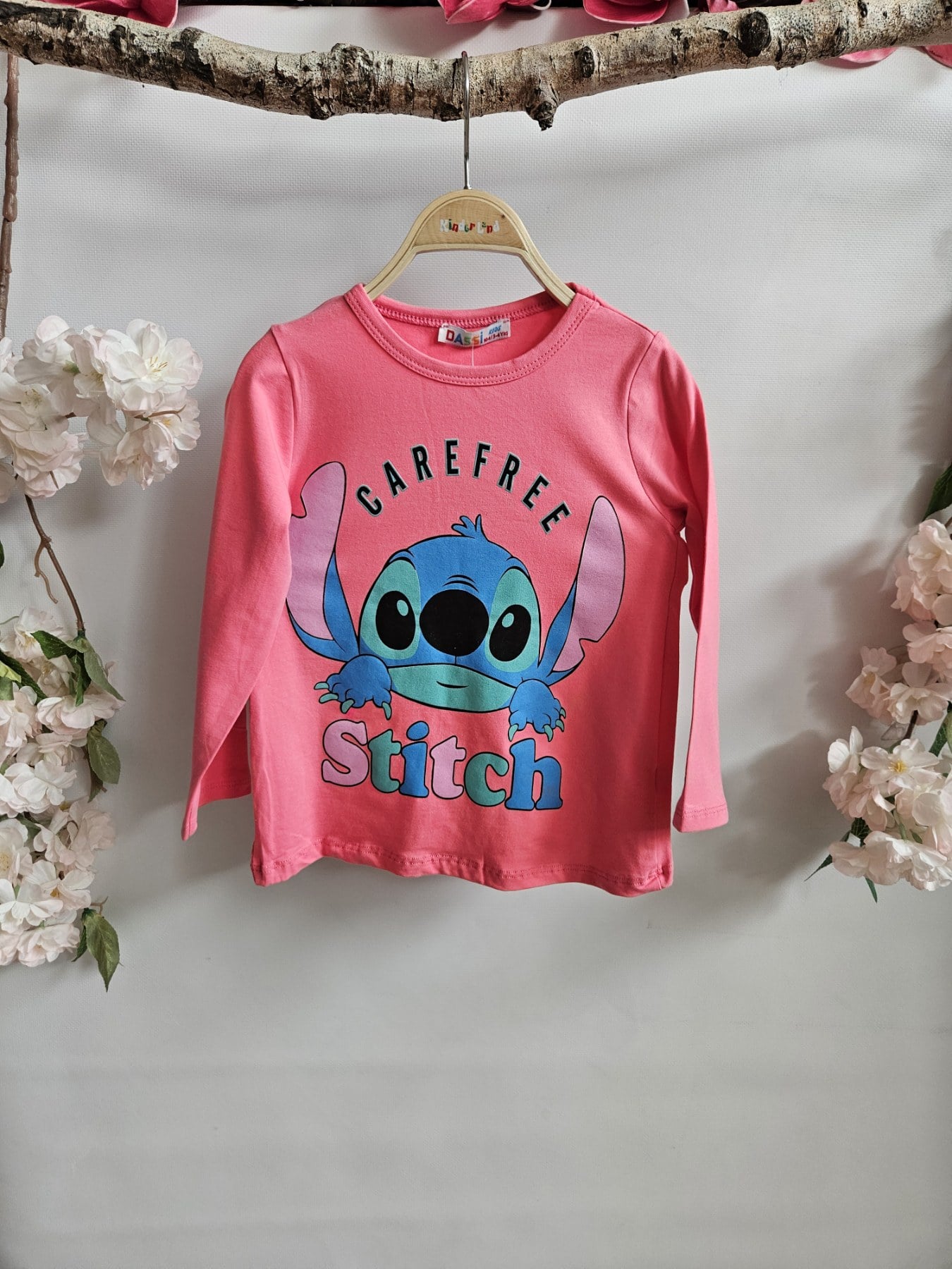 Блуза момиче дълъг ръкав Stitch