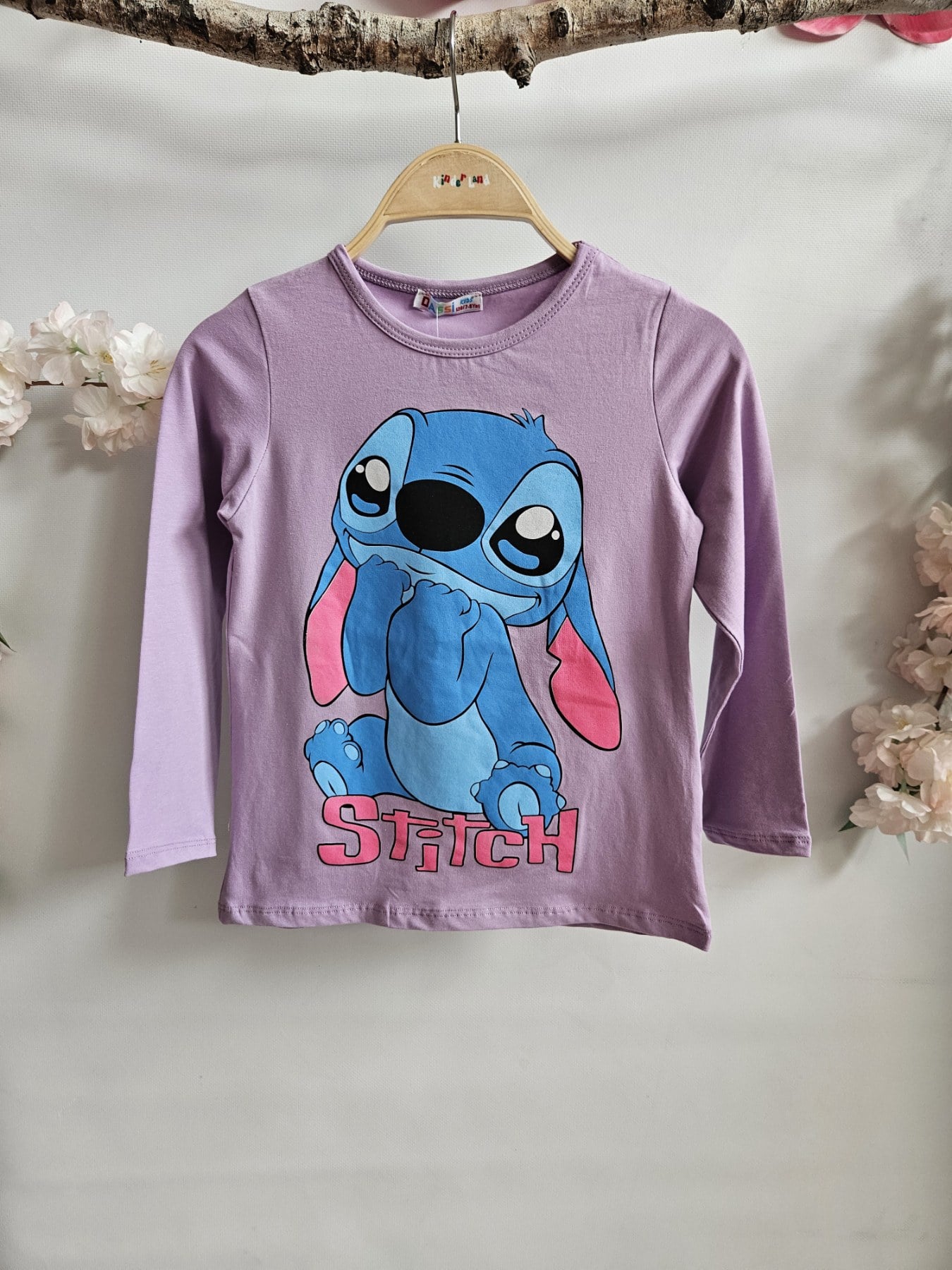 Блуза момиче дълъг ръкав Stitch