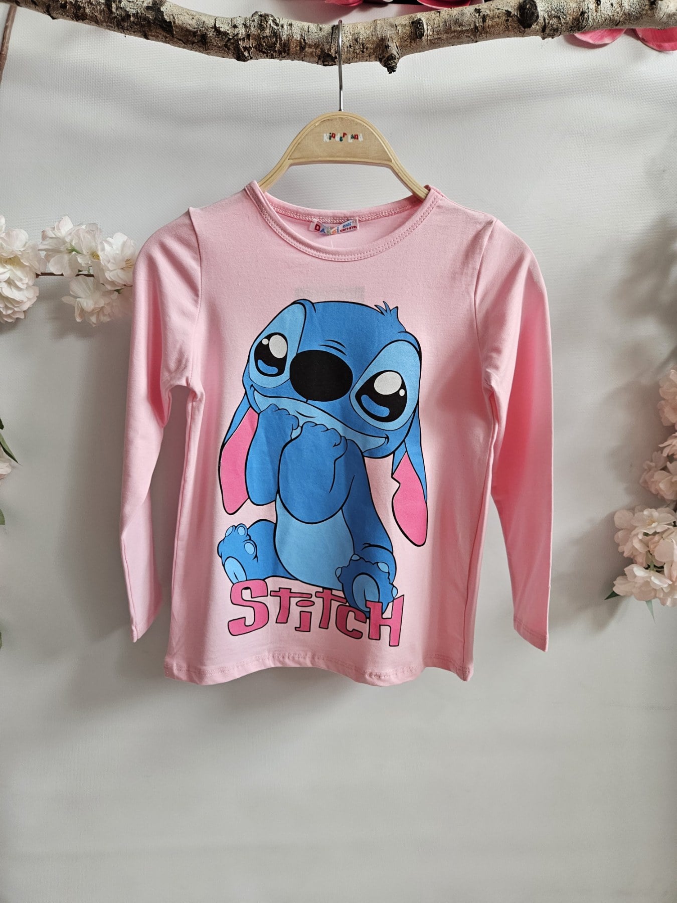 Блуза момиче дълъг ръкав Stitch