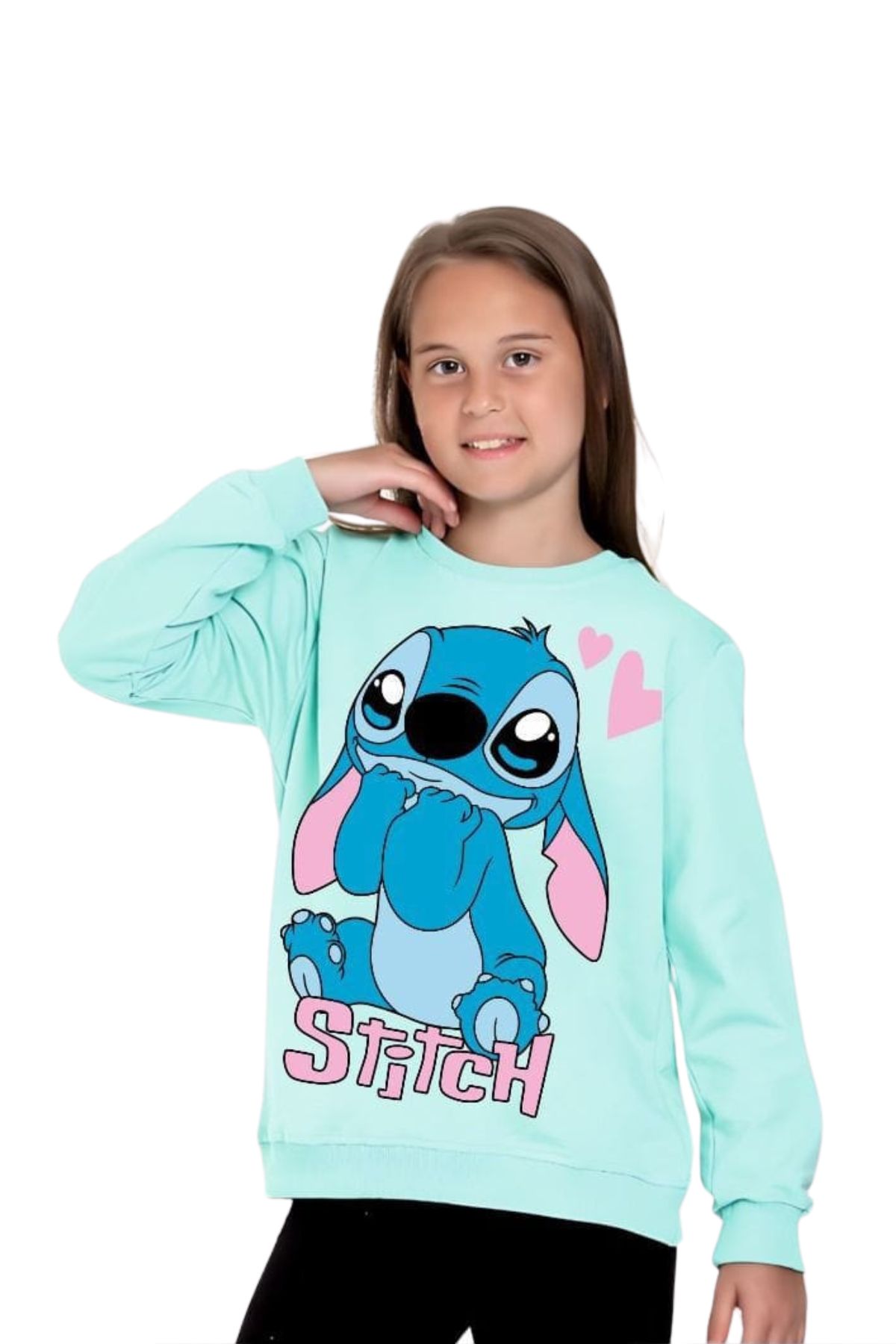 Блуза момиче дълъг ръкав Stitch