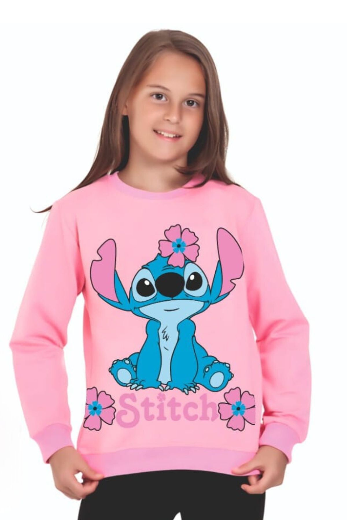 Блуза момиче дълъг ръкав Stitch