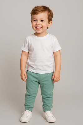 Детска долница, зелен цвят 2г