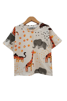 Детска тениска момче,бежов цвят 6/7г