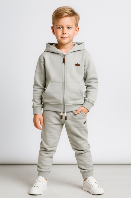 Детски спортен екип момче, зелен цвят 5/6г