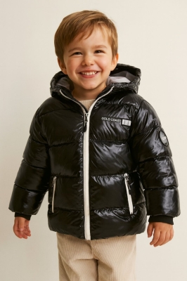 Детско яке за момче, черен цвят 9г