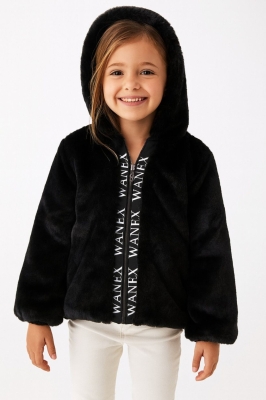 Детско яке за момиче, черен цвят   9г