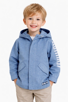 Детско яке за момче, син цвят 9/10г