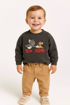 Детски панталон за момче, бежов цвят  4г