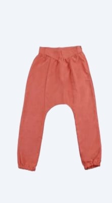 Детски панталон тип потур, оранжев цвят 7/8г