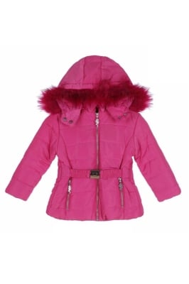 Детско яке момиче, цикламен цвят 2/3г