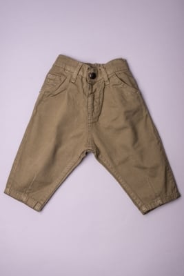 Детски панталон за момче, зелен цвят  9/12м