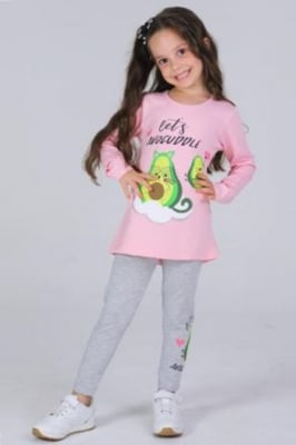 Комплект момиче дълъг ръкав 5г