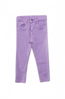 Детски панталон за момиче, лилав цвят 7/8г