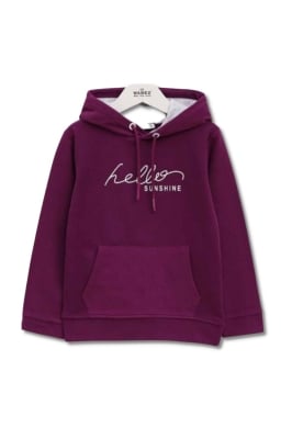 Детски суитшърт момче Hoodie, лилав цвят 5г