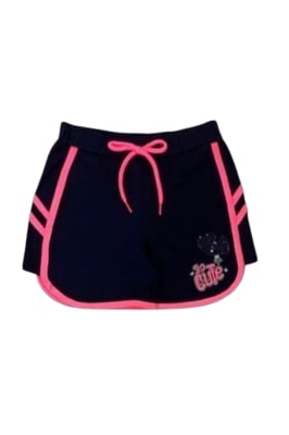 Детски къси панталонки момиче, черен цвят 4г