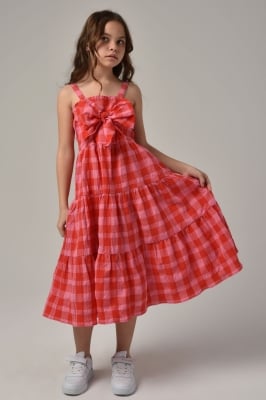 Рокля с панделка 12/13г