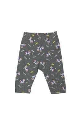 Детски клин с еднорог, сив цвят 1г