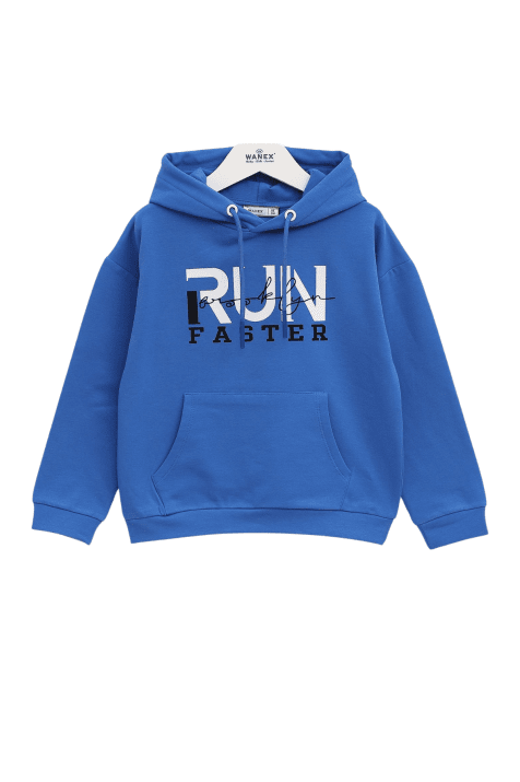 Детски суитшърт за момче в син цвят