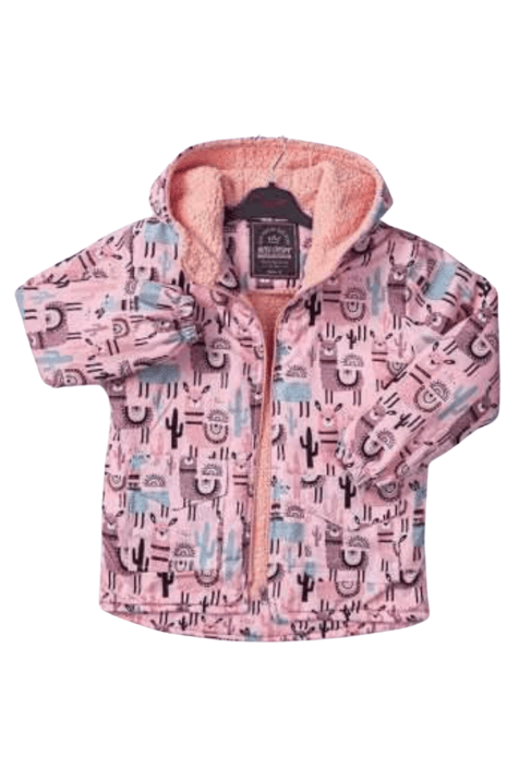 Детско яке момиче, розов цвят