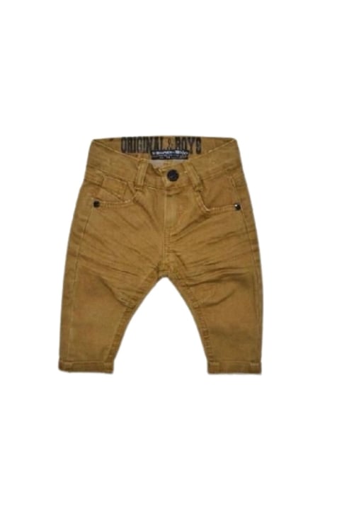 Бебешки панталон момче,кафяв цвят