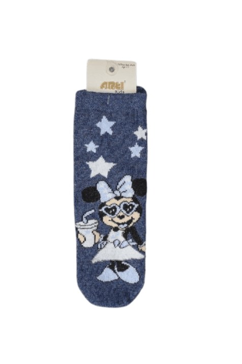 Детски чорапи момиче Мини Маус, тъмно син цвят
