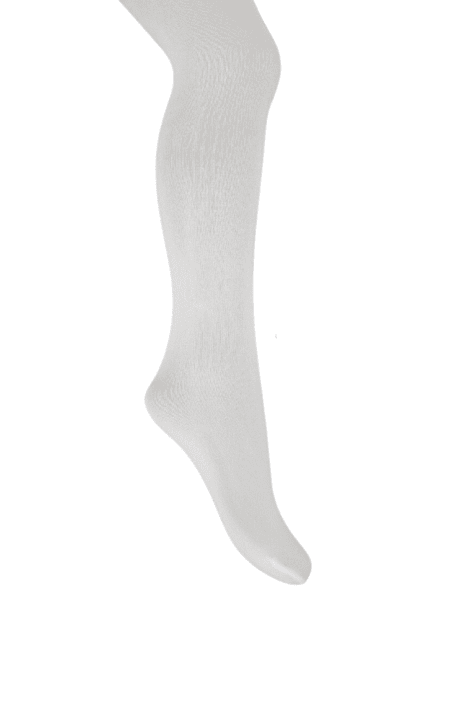 Детски чорапогащник момиче, бял цвят