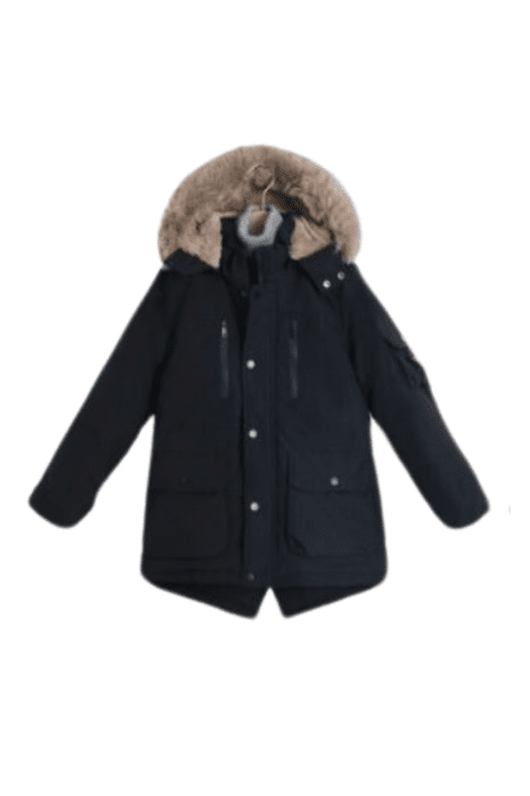 Детско зимно яке за момче, черен цвят