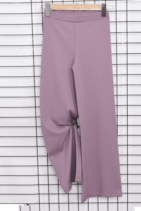 Детски спортен панталон за момиче, лилав цвят