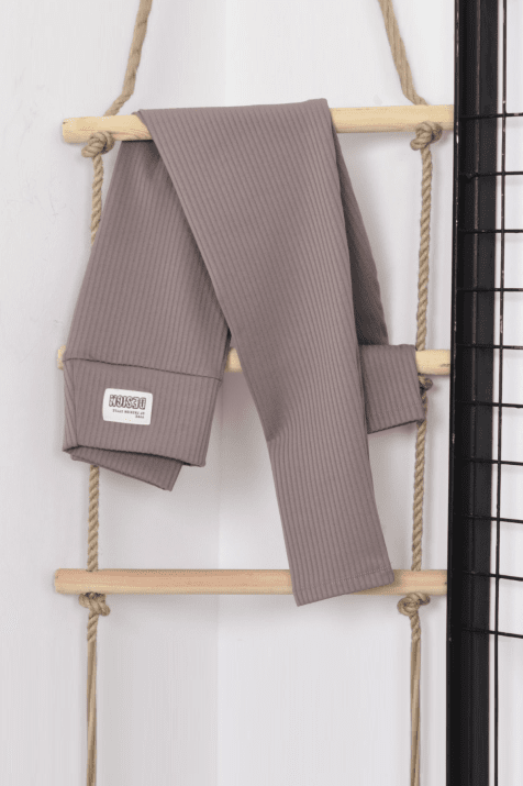 Детски клин рипс, кафяв цвят