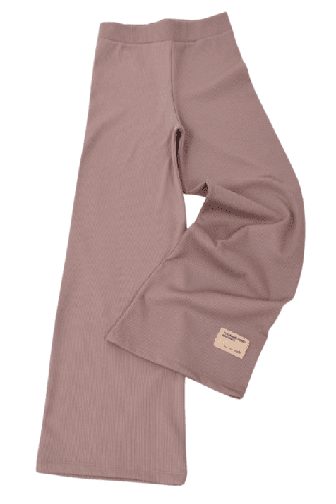 Детски спортен панталон за момиче вата, кафяв цвят