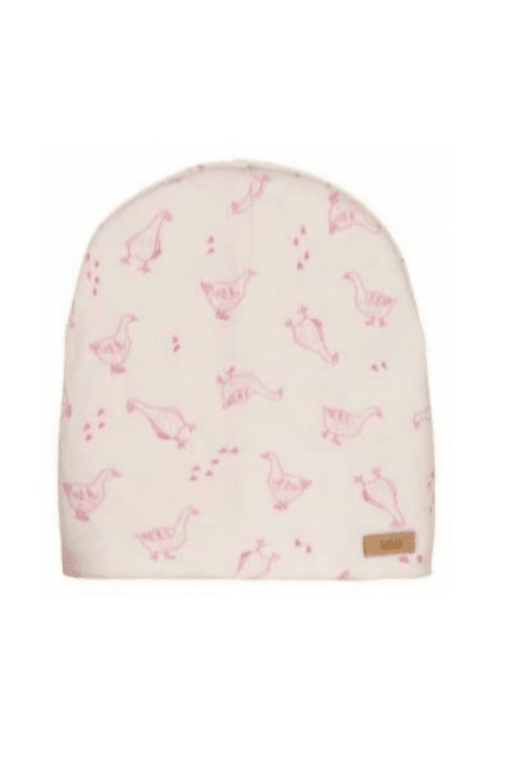 Детска шапка момиче, бял цвят