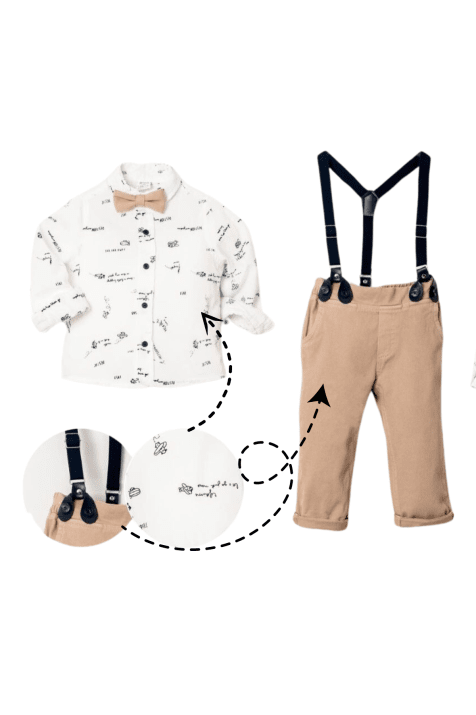 Комплект момче дълъг ръкав 3 части