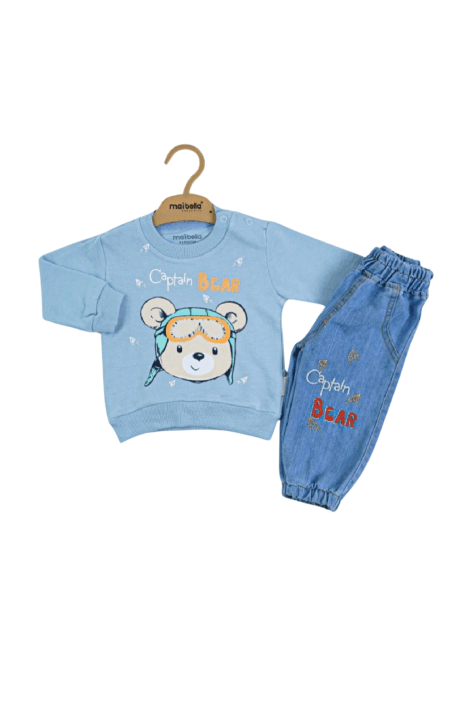 Комплект момче дълъг ръкав 3 части