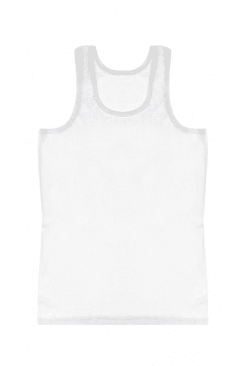 Детски потник за момче,бял цвят