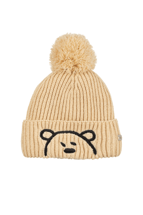 Детска шапка момче, бежов цвят