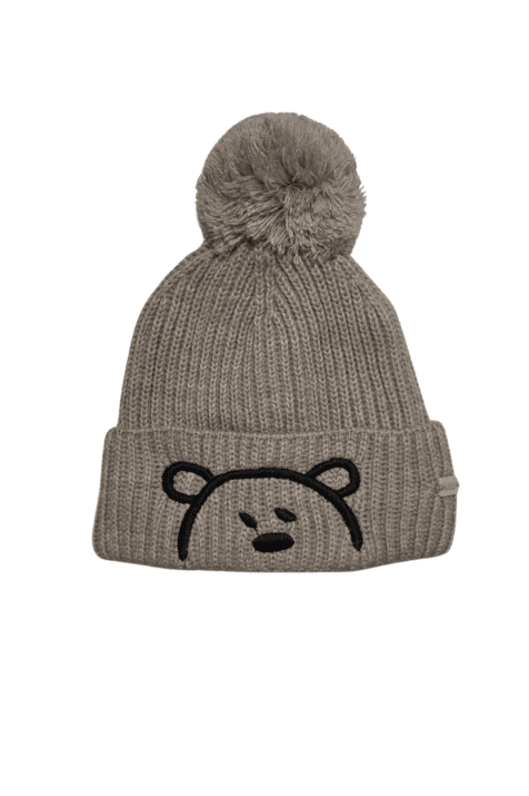 Детска шапка момче, кафяв цвят