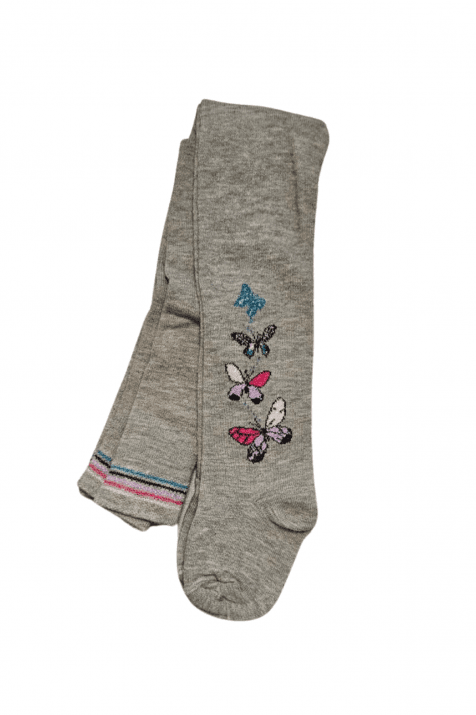 Детски чорапогащник момиче, сив цвят