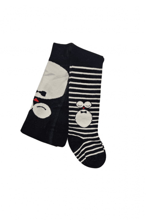 Бебешки чорапогащник момче , тъмно син цвят