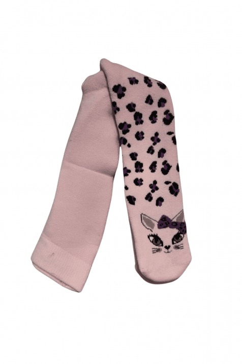 Бебешки чорапогащник момиче вата, розов цвят